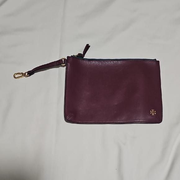 Tory Burch Deep Burgandy Clutch